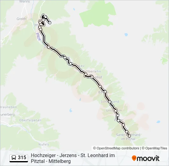 315  Line Map