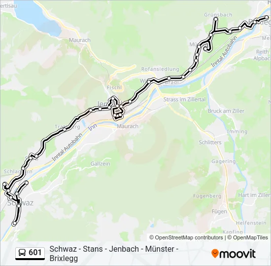 601  Line Map