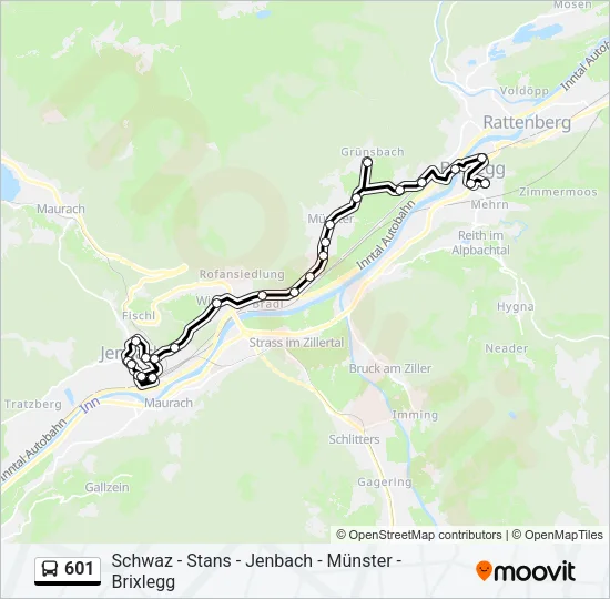 601  Line Map