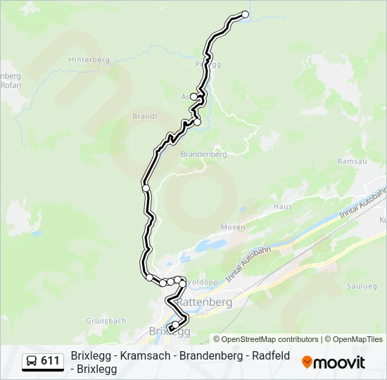611  Line Map