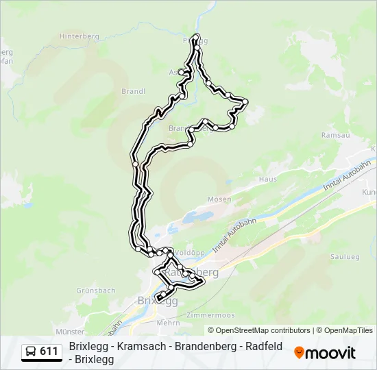 611  Line Map