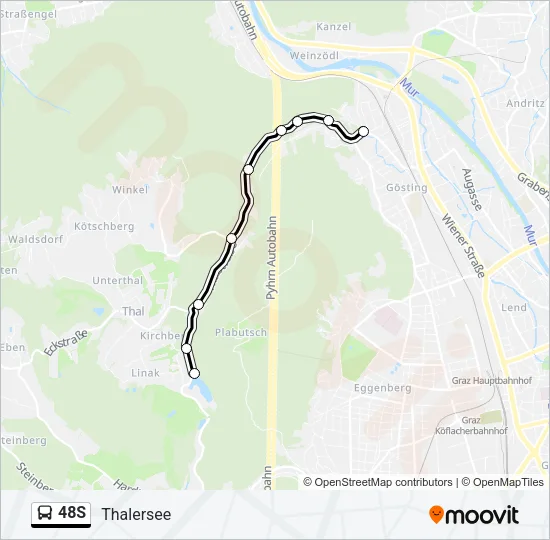 48S Bus Line Map