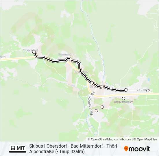 MIT Bus Line Map