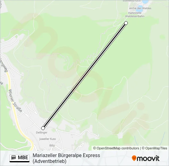 MBE Funicular Line Map