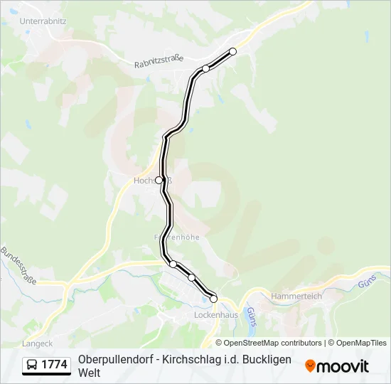 1774 Bus Line Map