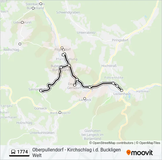 1774 Bus Line Map