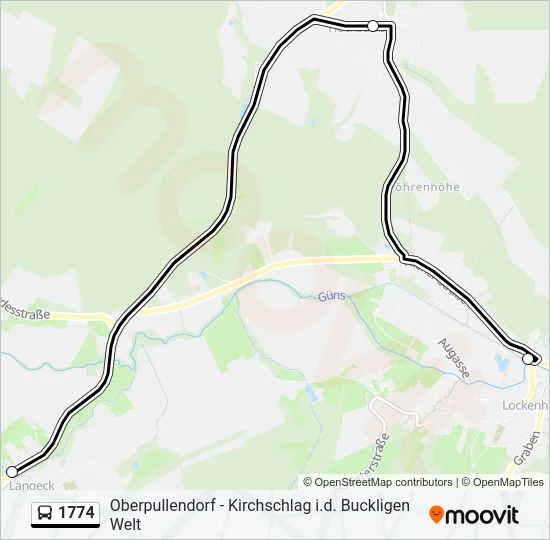 1774 Bus Line Map