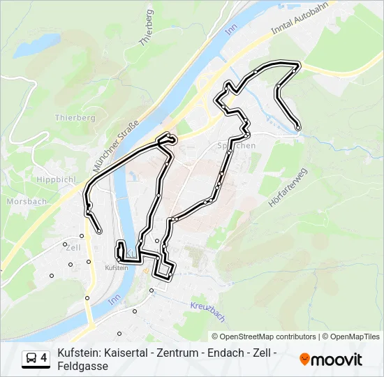 4 Bus Line Map
