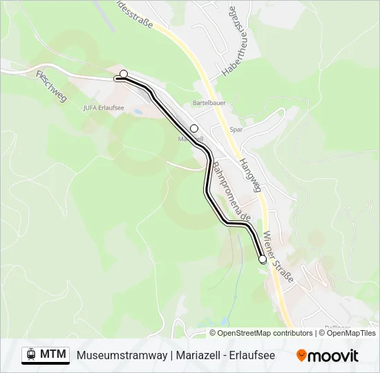 MTM Light Rail Line Map