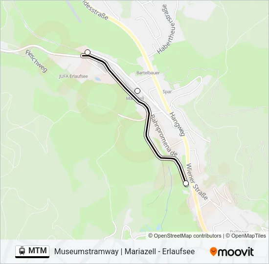 MTM Light Rail Line Map