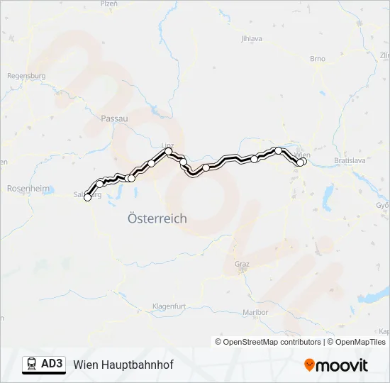 AD3 Train Line Map