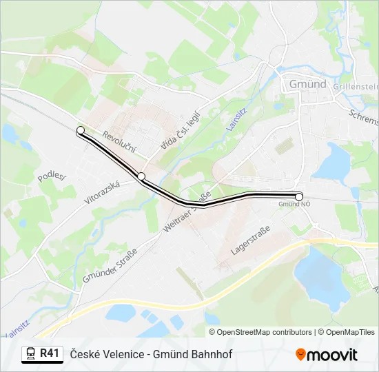 R41 Train Line Map