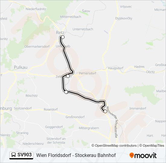 SV903 bus Line Map