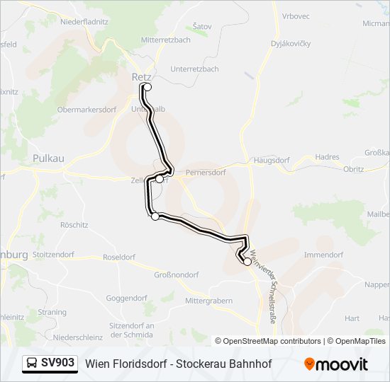 SV903 bus Line Map