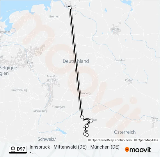 D97 Train Line Map