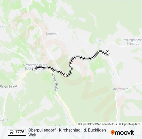1776 Bus Line Map