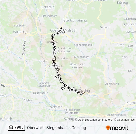 7903 Bus Line Map
