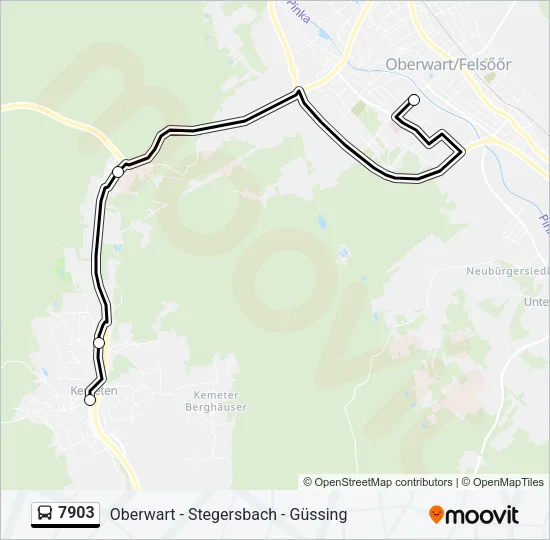 7903 Bus Line Map