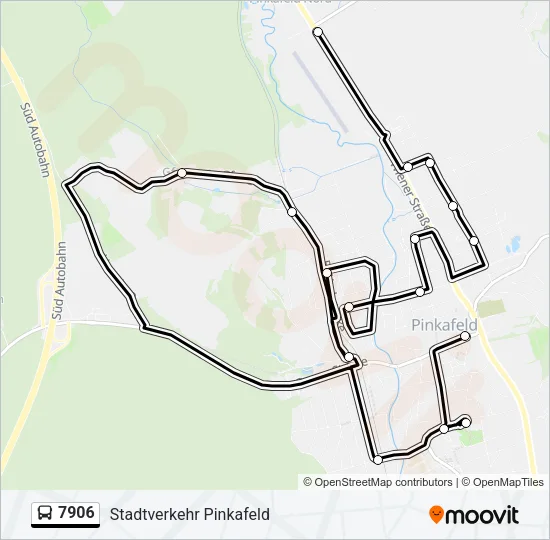 7906 Bus Line Map