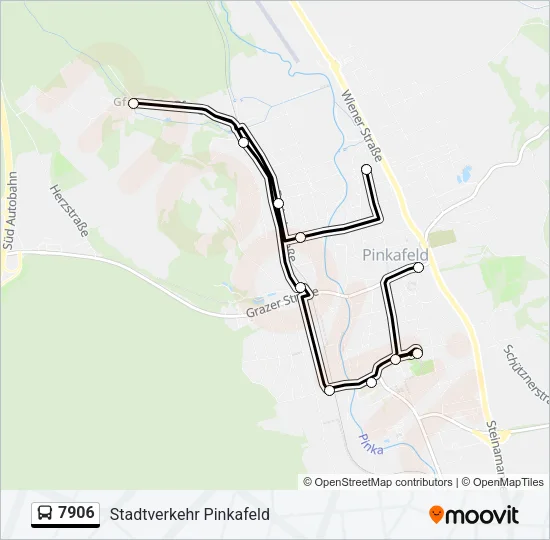 7906 Bus Line Map