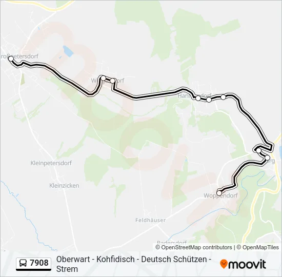 7908 Bus Line Map