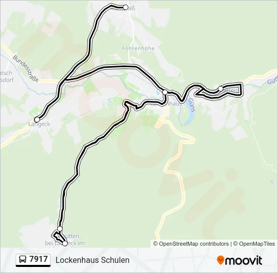 7917 Bus Line Map