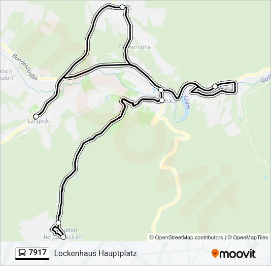 7917 Bus Line Map
