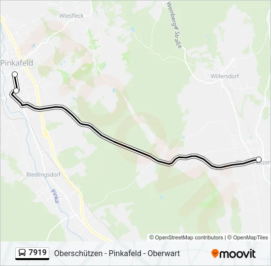 7919 Bus Line Map