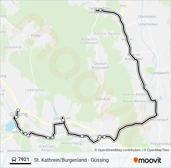 7921 Bus Line Map