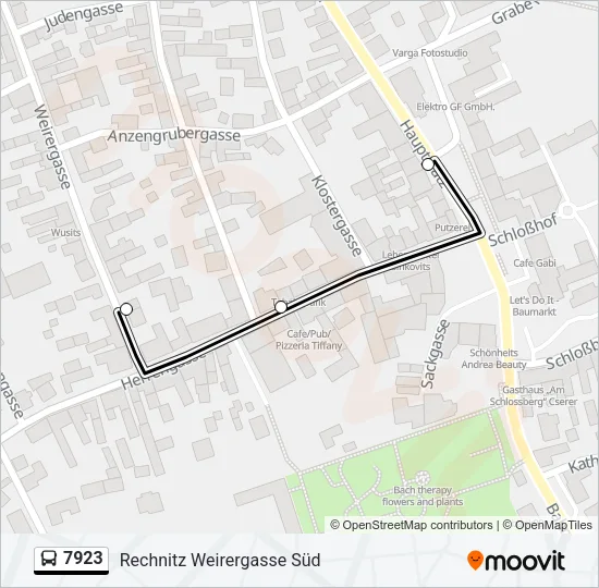 7923 Bus Line Map