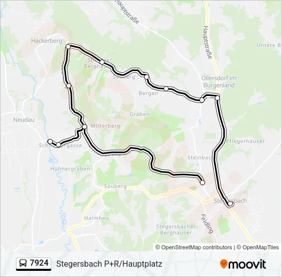 7924 Bus Line Map