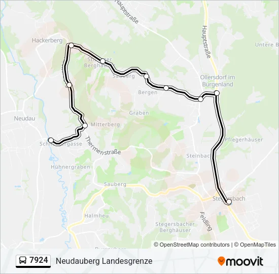 7924 Bus Line Map