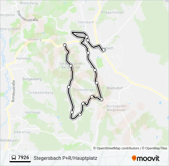 7926 Bus Line Map