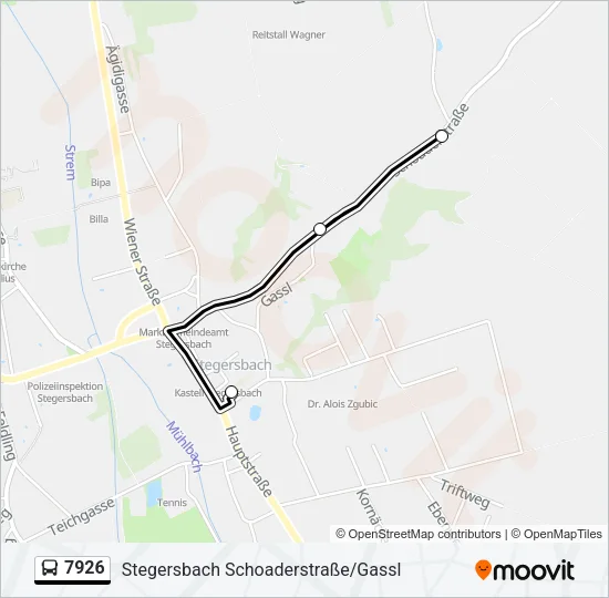 7926 Bus Line Map