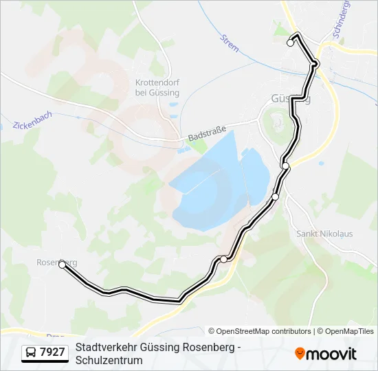 7927 Bus Line Map