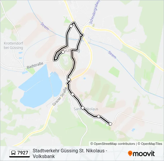 7927 Bus Line Map
