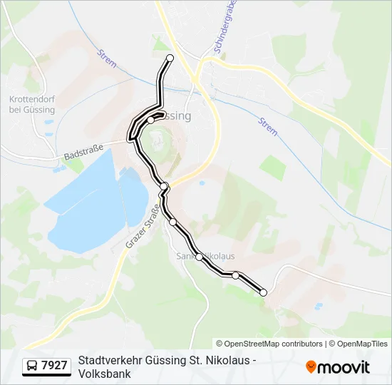 7927 Bus Line Map