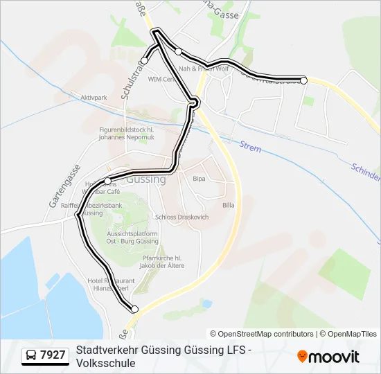 7927 Bus Line Map