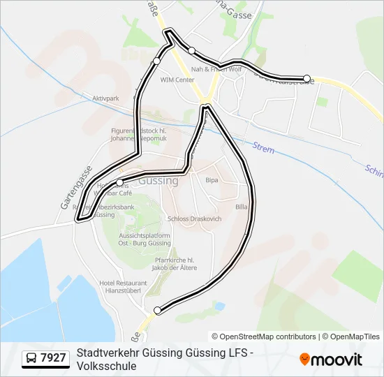 7927 Bus Line Map