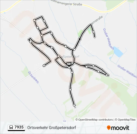 7935 Bus Line Map