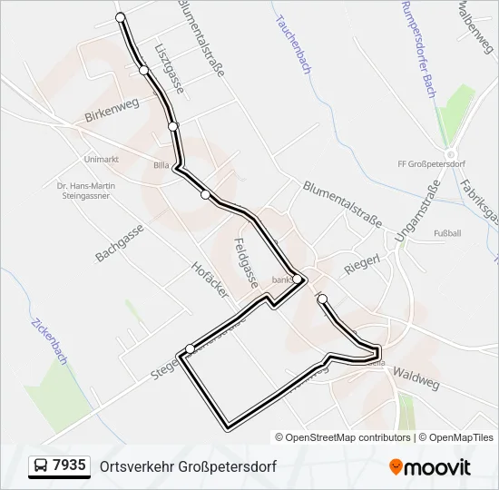 7935 Bus Line Map