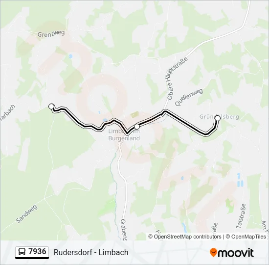 7936 Bus Line Map