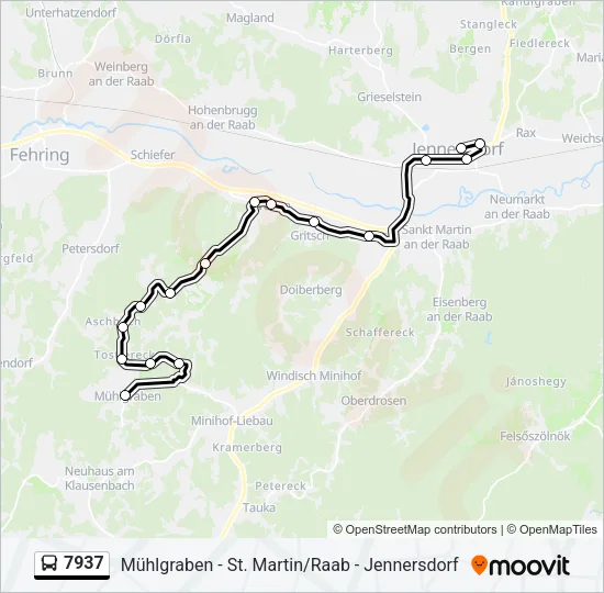7937 Bus Line Map