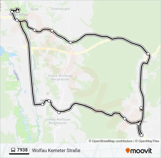 7938 Bus Line Map