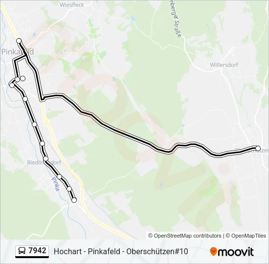 7942 Bus Line Map