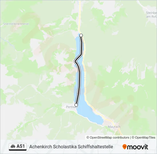 AS1 Ferry Line Map