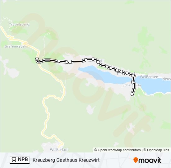 NPB Bus Line Map