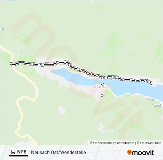 NPB Bus Line Map