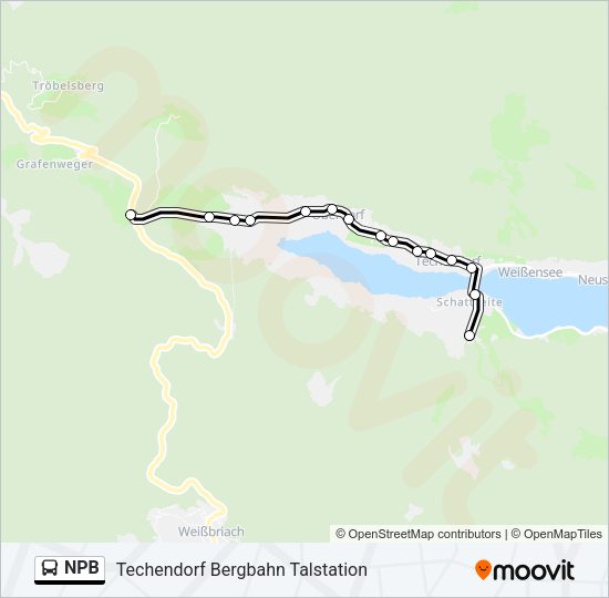 NPB Bus Line Map