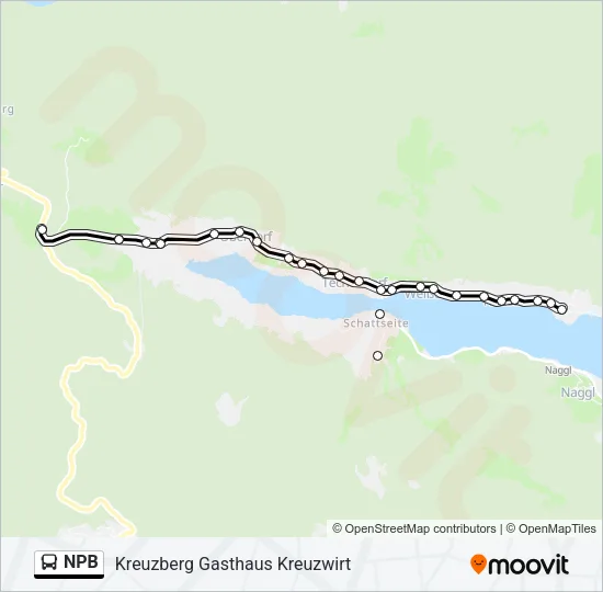 NPB Bus Line Map